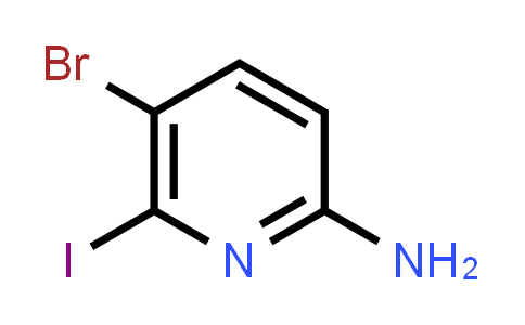 CAS No. 1223748-35-3, 5-Bromo-6-iodopyridin-2-amine