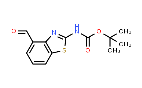 CAS No. 1223748-47-7, tert-Butyl (4-formylbenzo[d]thiazol-2-yl)carbamate