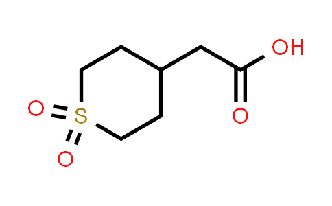 CAS No. 1224869-02-6, 2-(1,1-Dioxidotetrahydro-2H-thiopyran-4-yl)acetic acid