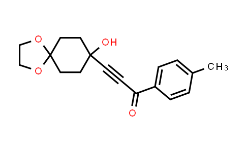 CAS No. 1224949-36-3, 3-(8-Hydroxy-1,4-dioxaspiro[4.5]decan-8-yl)-1-(p-tolyl)-2-propyn-1-one