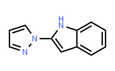 CAS No. 1225068-04-1, 2-(1H-Pyrazol-1-yl)-1H-indole