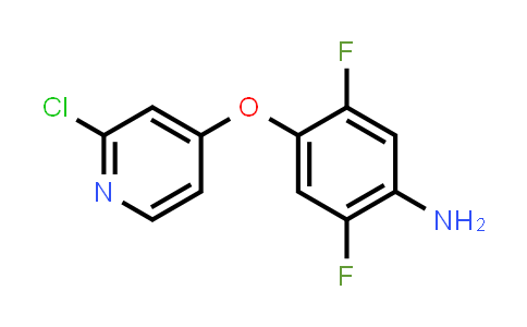 CAS No. 1225278-65-8, 4-[(2-Chloropyridin-4-yl)oxy]-2,5-difluorobenzenamine