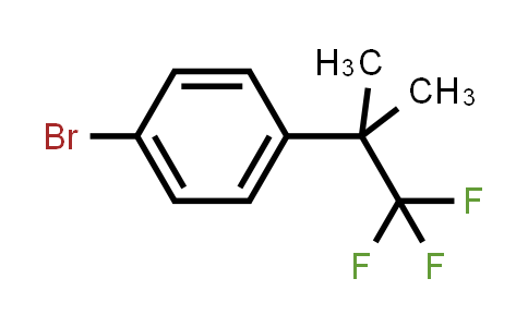 CAS No. 1225380-05-1, 1-Bromo-4-(1,1,1-trifluoro-2-methylpropan-2-yl)benzene