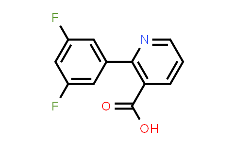 CAS No. 1225477-61-1, 2-(3,5-Difluorophenyl)nicotinic acid