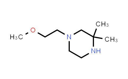 CAS No. 1225500-78-6, 1-(2-Methoxyethyl)-3,3-dimethylpiperazine