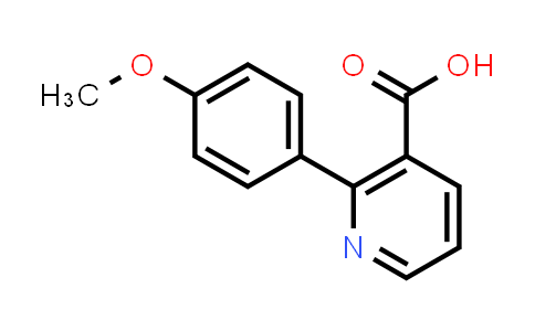 CAS No. 1225539-80-9, 2-(4-Methoxyphenyl)nicotinic acid