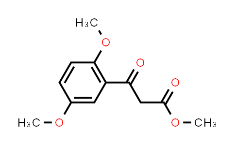 CAS No. 1225553-37-6, Methyl 3-(2,5-dimethoxyphenyl)-3-oxopropanoate