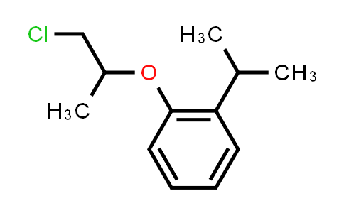 CAS No. 1225603-29-1, 1-((1-Chloropropan-2-yl)oxy)-2-isopropylbenzene