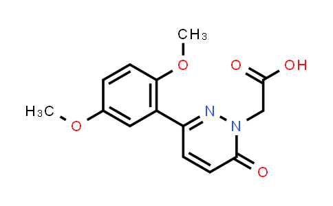 DY512804 | 1225721-39-0 | 2-[3-(2,5-Dimethoxyphenyl)-6-oxo-1,6-dihydropyridazin-1-yl]acetic acid