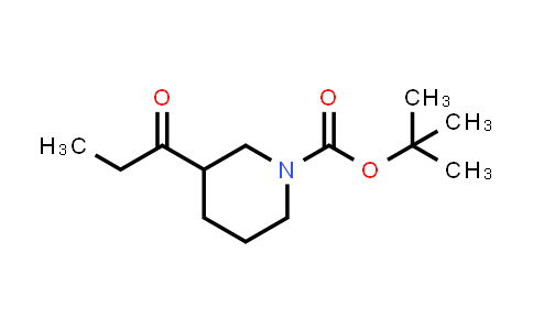 CAS No. 1226294-61-6, tert-Butyl 3-propionylpiperidine-1-carboxylate