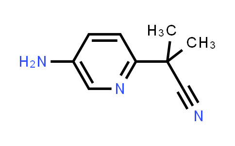 CAS No. 1226776-95-9, 2-(5-Aminopyridin-2-yl)-2-methylpropanenitrile