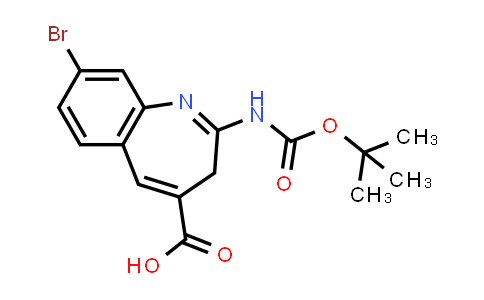 CAS No. 1226791-81-6, 8-Bromo-2-((tert-butoxycarbonyl)amino)-3H-benzo[b]azepine-4-carboxylic acid