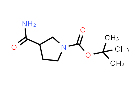 CAS No. 122684-34-8, tert-Butyl 3-carbamoylpyrrolidine-1-carboxylate