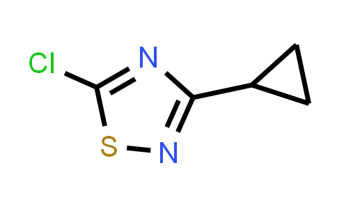CAS No. 122684-54-2, 5-Chloro-3-cyclopropyl-1,2,4-thiadiazole