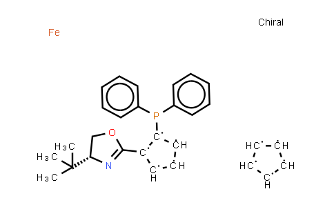 CAS No. 1226898-27-6, (2S)-1-[(4R)-4-(1,1-Dimethylethyl)-4,5-dihydro-2-oxazolyl]-2-(diphenylphosphino)ferrocene