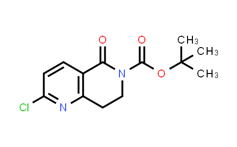 CAS No. 1226898-92-5, tert-Butyl 2-chloro-5-oxo-5,6,7,8-tetrahydro-1,6-naphthyridine-6-carboxylate