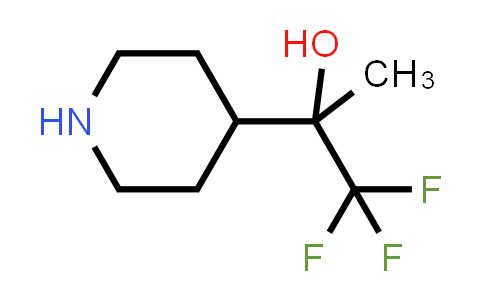 CAS No. 1227068-37-2, 1,1,1-Trifluoro-2-(piperidin-4-yl)propan-2-ol