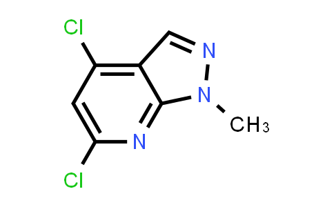 CAS No. 1227089-74-8, 4,6-Dichloro-1-methyl-1h-pyrazolo[3,4-b]pyridine