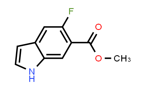 CAS No. 1227268-61-2, Methyl 5-fluoro-1H-indole-6-carboxylate