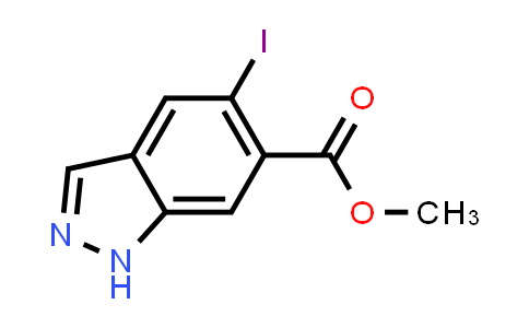 CAS No. 1227268-85-0, Methyl 5-iodo-1H-indazole-6-carboxylate