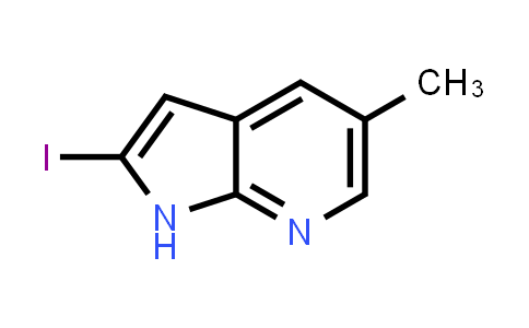 CAS No. 1227270-15-6, 2-Iodo-5-methyl-1H-pyrrolo[2,3-b]pyridine