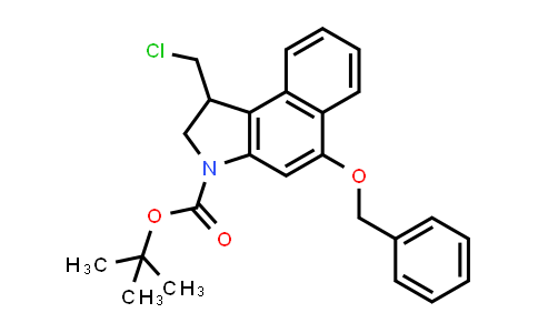 CAS No. 122745-40-8, tert-Butyl 5-(benzyloxy)-1-(chloromethyl)-1,2-dihydro-3H-benzo[e]indole-3-carboxylate