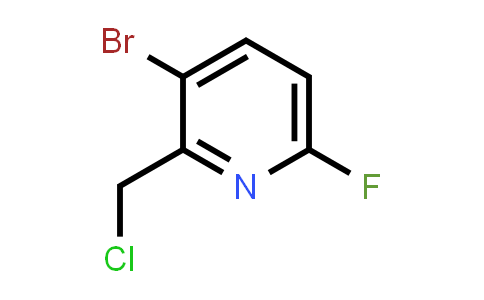 CAS No. 1227496-41-4, 3-Bromo-2-(chloromethyl)-6-fluoropyridine