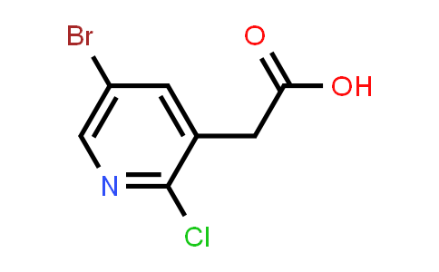 CAS No. 1227499-30-0, 2-(5-Bromo-2-chloropyridin-3-yl)acetic acid
