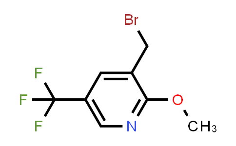 CAS No. 1227576-08-0, 3-(Bromomethyl)-2-methoxy-5-(trifluoromethyl)pyridine