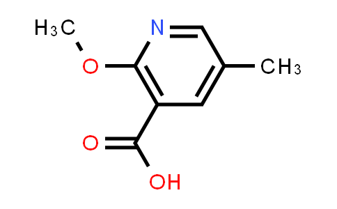 CAS No. 1227594-72-0, 2-Methoxy-5-methylnicotinic acid