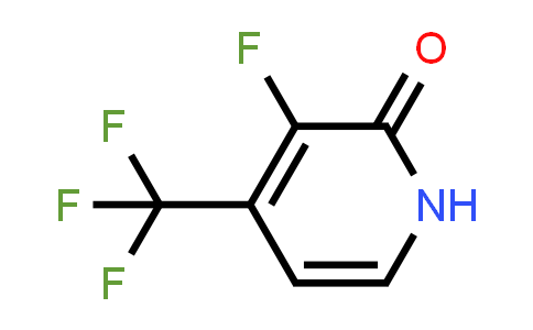 CAS No. 1227594-89-9, 3-Fluoro-4-(trifluoromethyl)pyridin-2(1H)-one