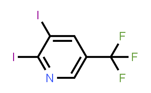 CAS No. 1227599-67-8, 2,3-Diiodo-5-(trifluoromethyl)pyridine