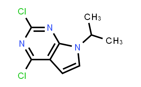 CAS No. 1227635-12-2, 2,4-Dichloro-7-(propan-2-yl)-7H-pyrrolo[2,3-d]pyrimidine