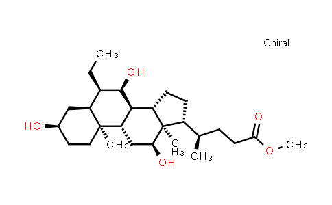 CAS No. 1227639-46-4, Cholan-24-oic acid, 6-ethyl-3,7,12-trihydroxy-, methyl ester, (3α,5β,6α,7α,12α)-
