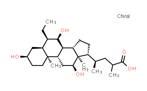 CAS No. 1227639-53-3, Cholane-23-carboxylic acid, 6-ethyl-3,7,12-trihydroxy-, (3α,5β,6α,7α,12α)-