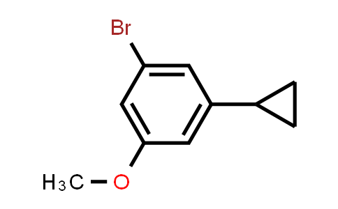 CAS No. 1227692-30-9, 1-Bromo-3-cyclopropyl-5-methoxybenzene