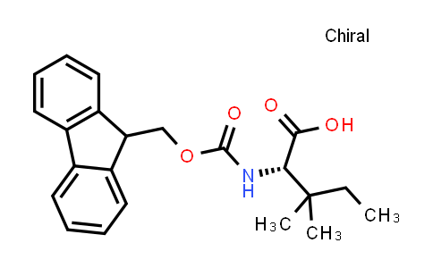 CAS No. 1227750-73-3, (S)-2-((((9H-Fluoren-9-yl)methoxy)carbonyl)amino)-3,3-dimethylpentanoic acid