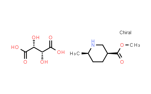 CAS No. 1227911-35-4, Methyl (3S,6R)-6-methylpiperidine-3-carboxylate (2R,3R)-2,3-dihydroxysuccinate
