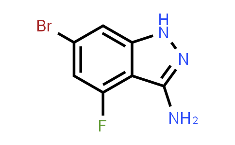 CAS No. 1227912-19-7, 6-Bromo-4-fluoro-1H-indazol-3-amine