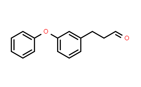 CAS No. 122801-83-6, Benzenepropanal, 3-phenoxy-