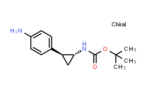 CAS No. 1228092-22-5, rel-tert-Butyl ((1R,2S)-2-(4-aminophenyl)cyclopropyl)carbamate