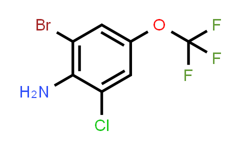 CAS No. 1228108-74-4, 2-Bromo-6-chloro-4-(trifluoromethoxy)aniline