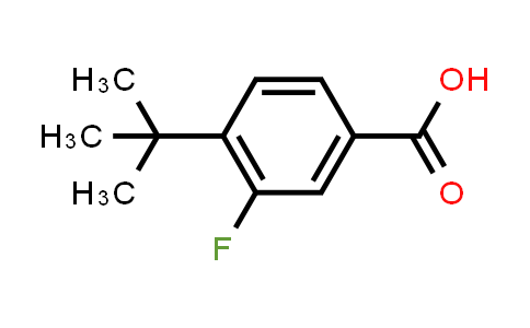 CAS No. 1228155-69-8, 4-(tert-Butyl)-3-fluorobenzoic acid