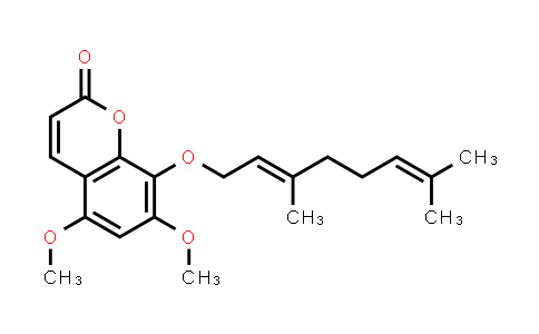 CAS No. 1228175-65-2, 2H-1-Benzopyran-2-one, 8-[(3,7-dimethyl-2,6-octadien-1-yl)oxy]-5,7-dimethoxy-