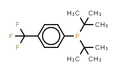 CAS No. 1228182-34-0, ((4-Trifluoromethyl)phenyl)di-tert-butylphosphine