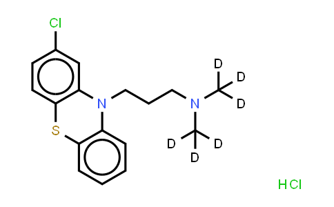 CAS No. 1228182-46-4, Chlorpromazine (D6 hydrochloride)