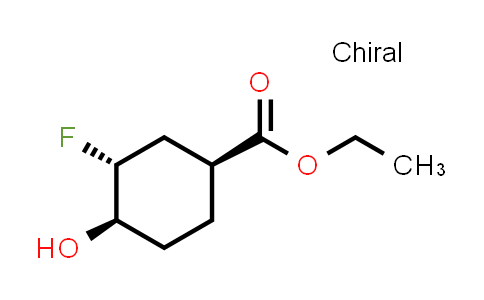 CAS No. 1228360-09-5, Ethyl (1S,3R,4R)-3-fluoro-4-hydroxycyclohexane-1-carboxylate
