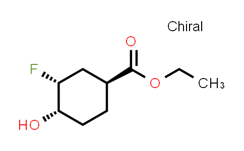 CAS No. 1228360-12-0, Ethyl (1S,3R,4S)-3-fluoro-4-hydroxycyclohexane-1-carboxylate