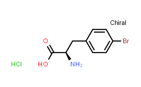 CAS No. 122852-33-9, (R)-2-Amino-3-(4-bromophenyl)propanoic acid hydrochloride