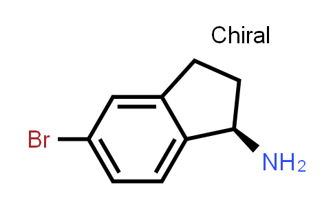 CAS No. 1228561-27-0, (R)-5-Bromo-2,3-dihydro-1H-inden-1-amine